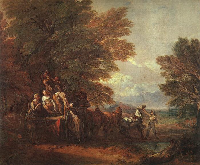 Thomas Gainsborough The Harvest Wagon China oil painting art